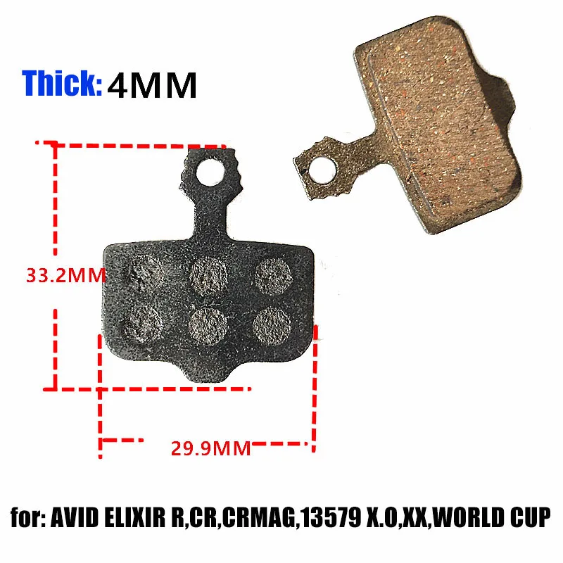 1 пара велосипедные дисковые Тормозные колодки керамические блоки MTB для Hayes Stroker RYDE, Dyno Sport велосипедные аксессуары часть