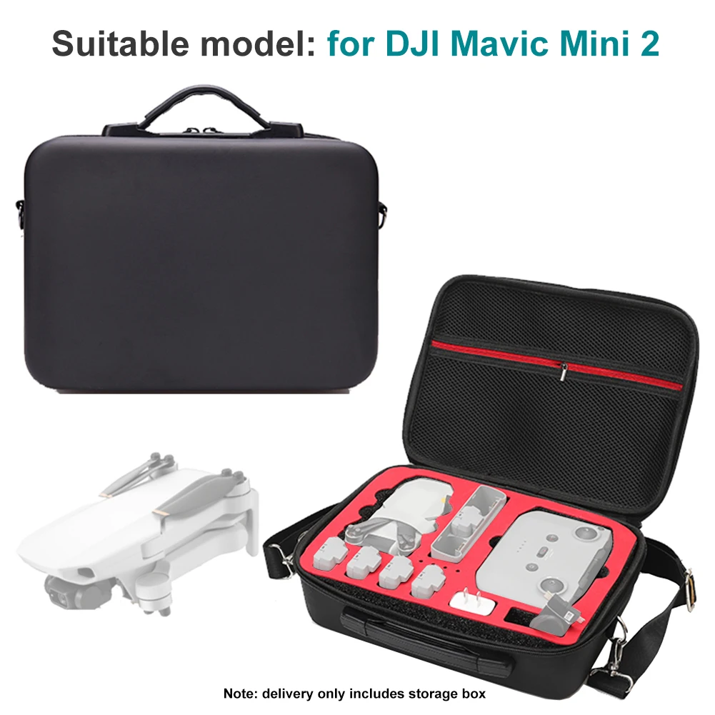 

PU Leather Handbag Protector Waterproof Suitcase Shockproof Drone Accessories Storage Bag Carrying Case For Mavic Mini 2
