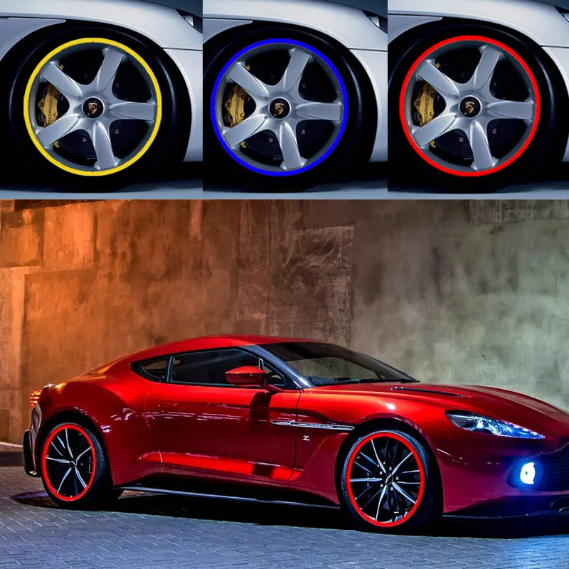 16 шт. светоотражающие наклейки и Переводные картинки для колес мотоцикла 14