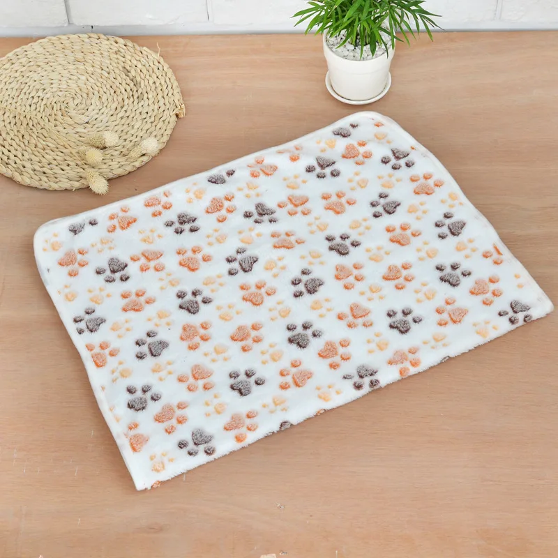 Теплые одеяла для собак зимняя кровать мягкий коврик домашних животных щенок