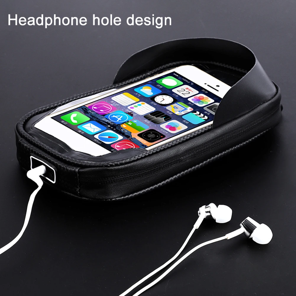 

Waterproof Mountain Bike Front Bags Touchscreen Phone Bags Bicycle Top Tube Hard Shell Storage Pannier Cycling Accessories