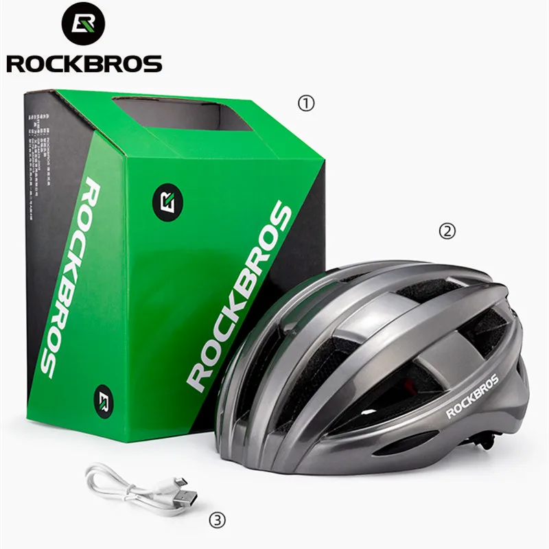 

ROCKBROS Ultralight Cycling Helmet Men Women Bike Helmets Lamp MTB Road Reflective Safe Sport Urban Motorcycle Bicycle Helmet