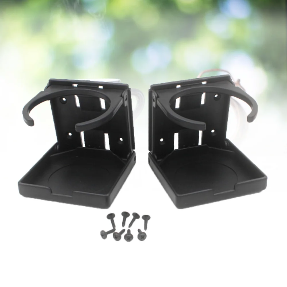 

2pcs Foosball Table Durable Water Bottle Drink Holder Cola Storage Rack with Mounting Screws (with 8 Screws)
