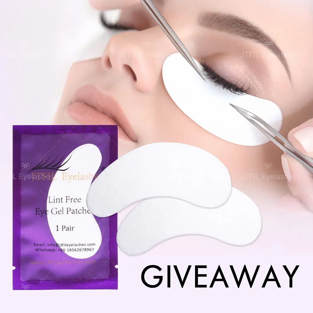 

50Pairs Eyelash Pad Gel Patch Grafting Eyelashes Under Eye Patches For Eyelash Extension Paper Sticker Wraps Makeup Tools