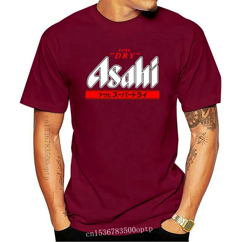 

Новая японская винтажная рубашка ASAHI BEER в стиле ретро черная белая мужская футболка бесплатная доставка