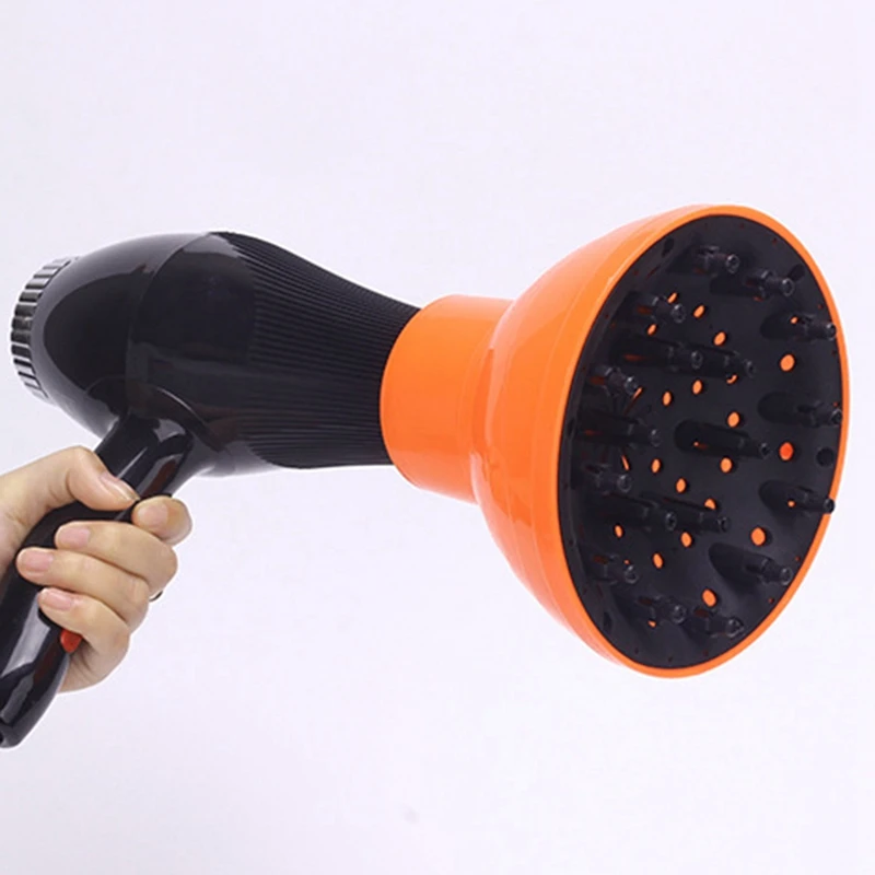 

Orange Universal Hair Curl Diffuser Cover Diffuser Disk Hairdryer Curly Drying Blower Hair Curler Styling Tool Accessories for S