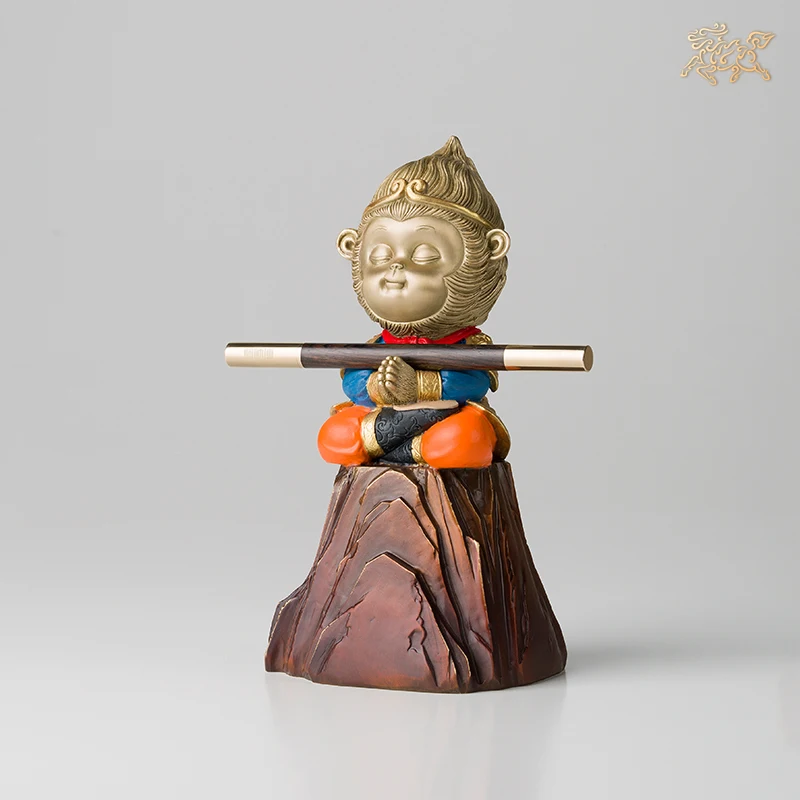 

Медные украшения Sun Wukong, входное украшение для дома, украшение для гостиной, подвески из смолы