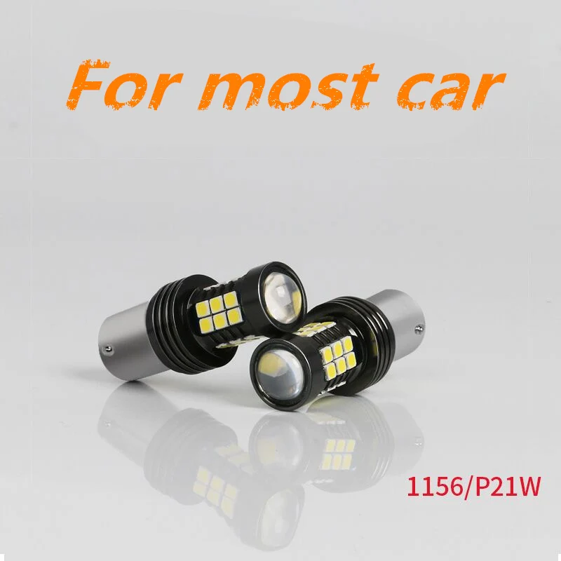 2 шт. универсальный упор для 1156 P21W Ba15s 27SMD T15 W16W T20 7440 W21W светодиодный поворота Стоп