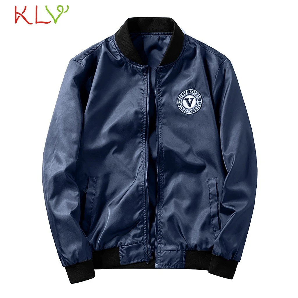 Мужская куртка зимняя Двусторонняя одежда пилот ВВС бомбер осенняя повседневная