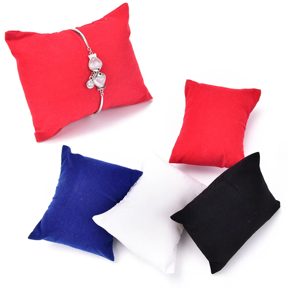 

5pcs Jewelry Bracelet Bangle Pillow Display Holder Watch Holder Display Pillows Bracelet Pillow Cushion 8x9cm
