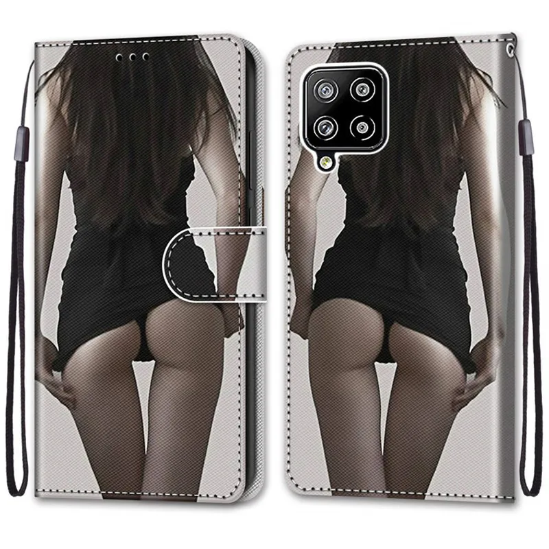 

Оригинальный модный Забавный Чехол-книжка с рисунком для Samsung Galaxy A42, A51, A31, A21, A11, A41, A01, Core A71