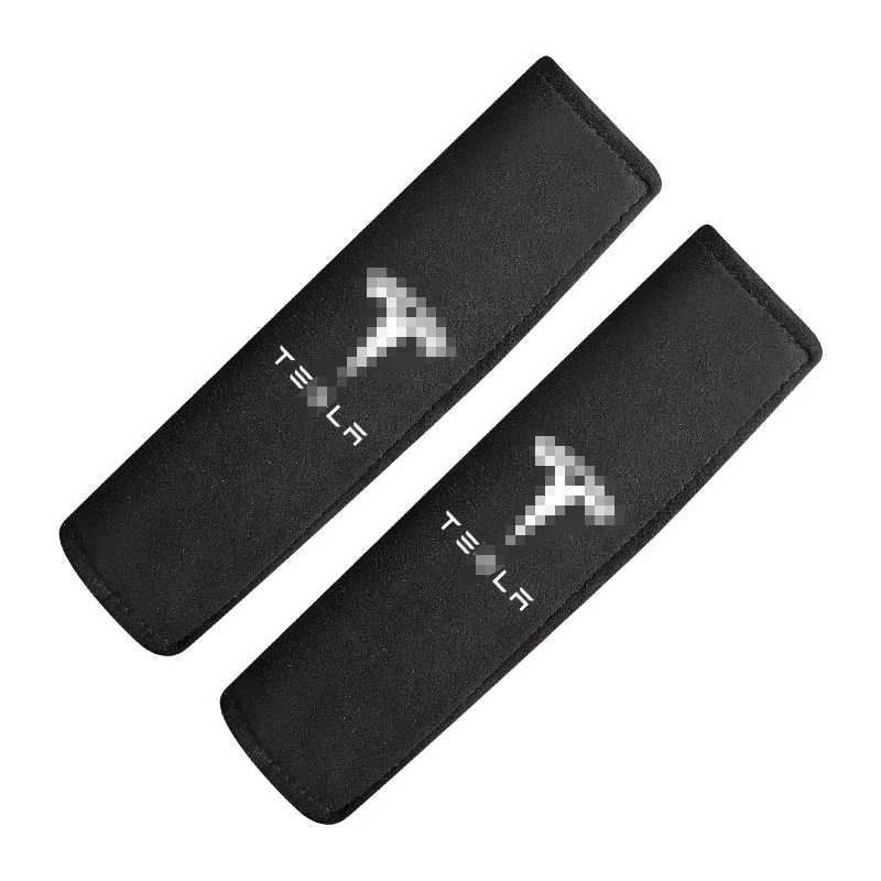 

Car Styling Car Seat Belt Cover Safety Shoulder Pads For Tesla Model 3 Model X Y S 2021 Accessories Interior Decoration