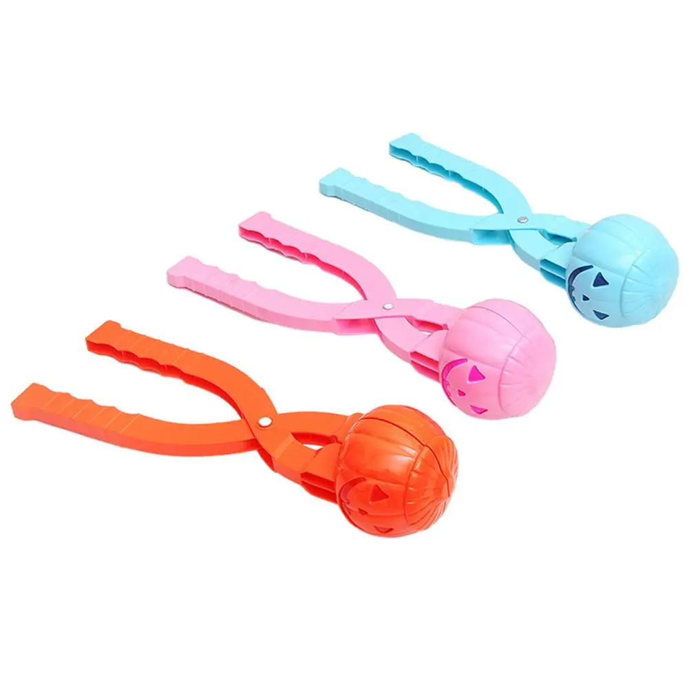 

Snowball Maker Pumpkin Shaped Snowball Maker Snow Ball Toys Snowball Maker Tool With Handle Snow Toys Kids Winter Outdoor To