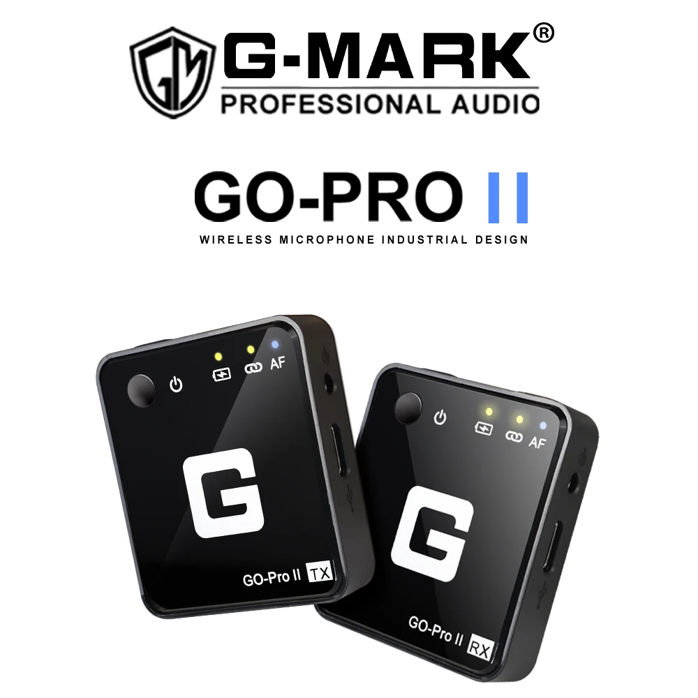 Микрофон ASMR G-MARK GO PRO II беспроводная камера для интервью микрофон с лацканом