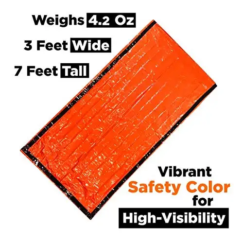 Аварийный спальный мешок большая термальная майларовая фольга космическое