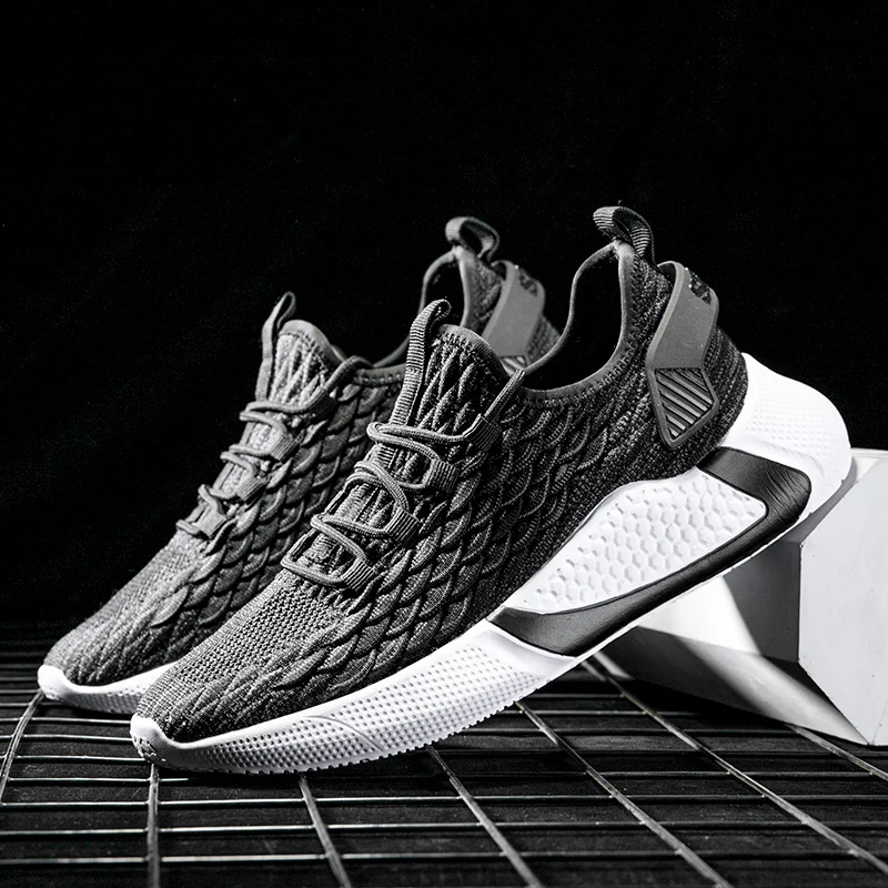 2020 новые дышащие кроссовки 46 светильник Мужская Спортивная обувь 45 Большой