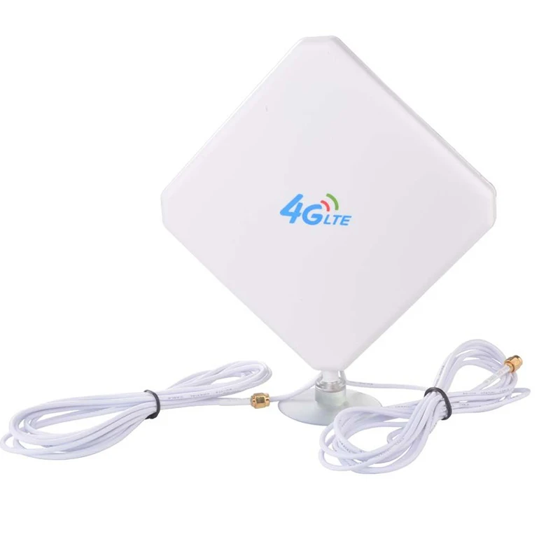 4G LTE WiFi антенна SMA Male 2 м кабель 35dBi разъем с присоской для модема/роутера/точки