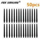 Лиса улыбающаяся 50 шт. черная Дротика валы из нейлона 2BA 273545 мм для профессионального Дротика аксессуары валы
