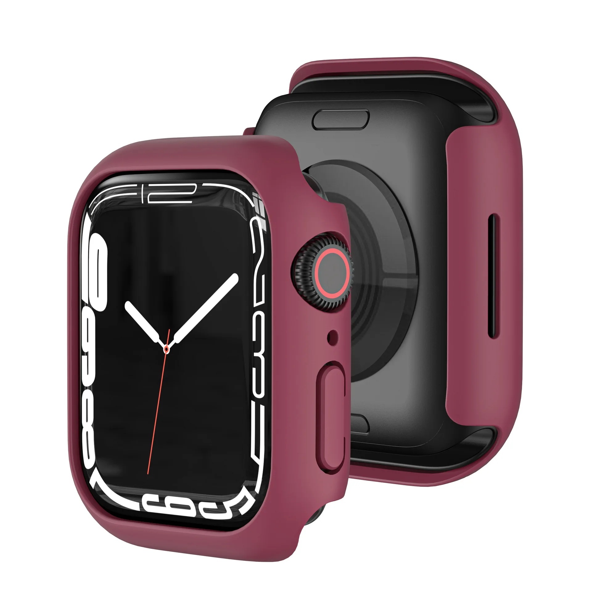 Подходит для Apple Watch Чехол 45 мм iWatch серии 7 с защитой экрана тонкий защитный чехол