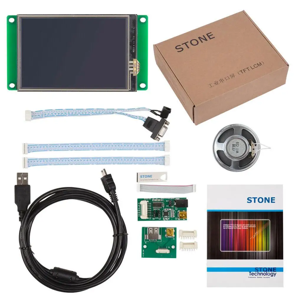 RS232/ RS485/ TTL/ USB порт промышленный HMI TFT ЖК-дисплей 3 5 дюймов Поддержка порта любой