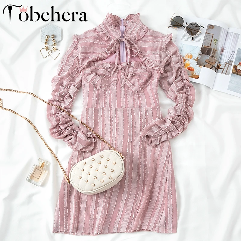 Glamaker зимнее сексуальное платье женское элегантное на шнуровке вечерние