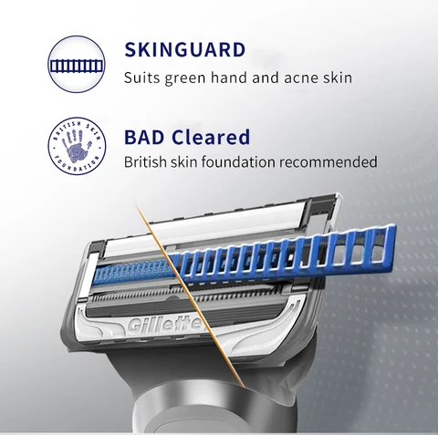 Лезвия Gillette SkinGuard Fusion 5 Series 4 шт.