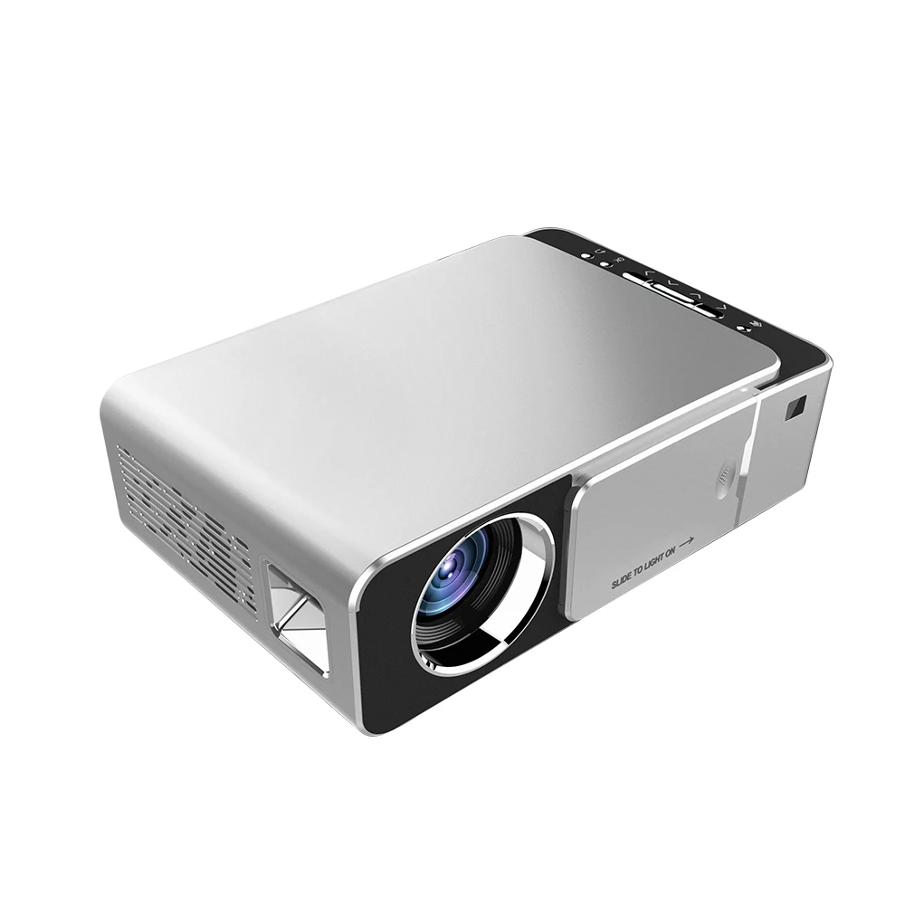 Мини-проектор с ЖК-дисплеем T6 Wi-Fi 3 в 1 AV-кабель поддержка 1080p HD светодиодный