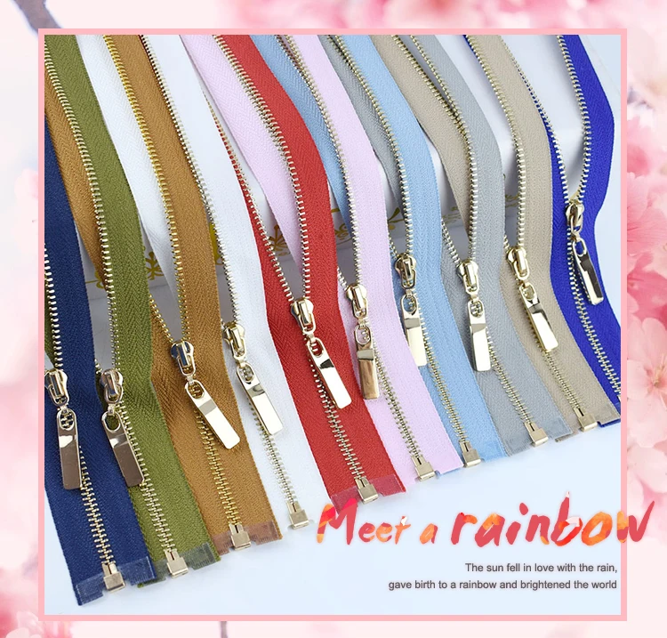2 шт. Meetee 3# Металл Конец застежки-молнии/40 70 см с золотыми зубьями и длинной застежкой-молнией застежка для пошива сумок пуховик, куртка, юбка, Костюмы аксессуары