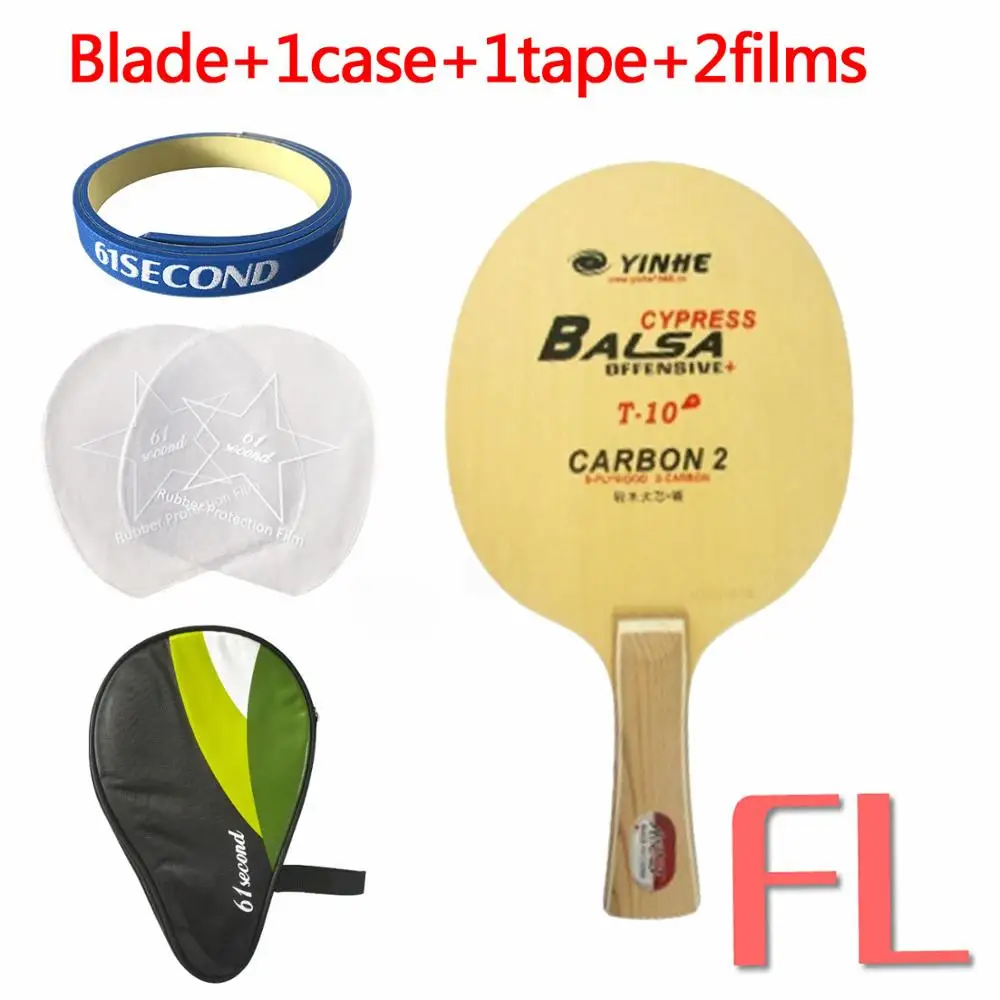 FL with H 1 case Yinhe Млечный Путь галактика T-10+ T10+ T 10+ настольный теннис пинг понг лезвие - Цвет: FL with H 1 case