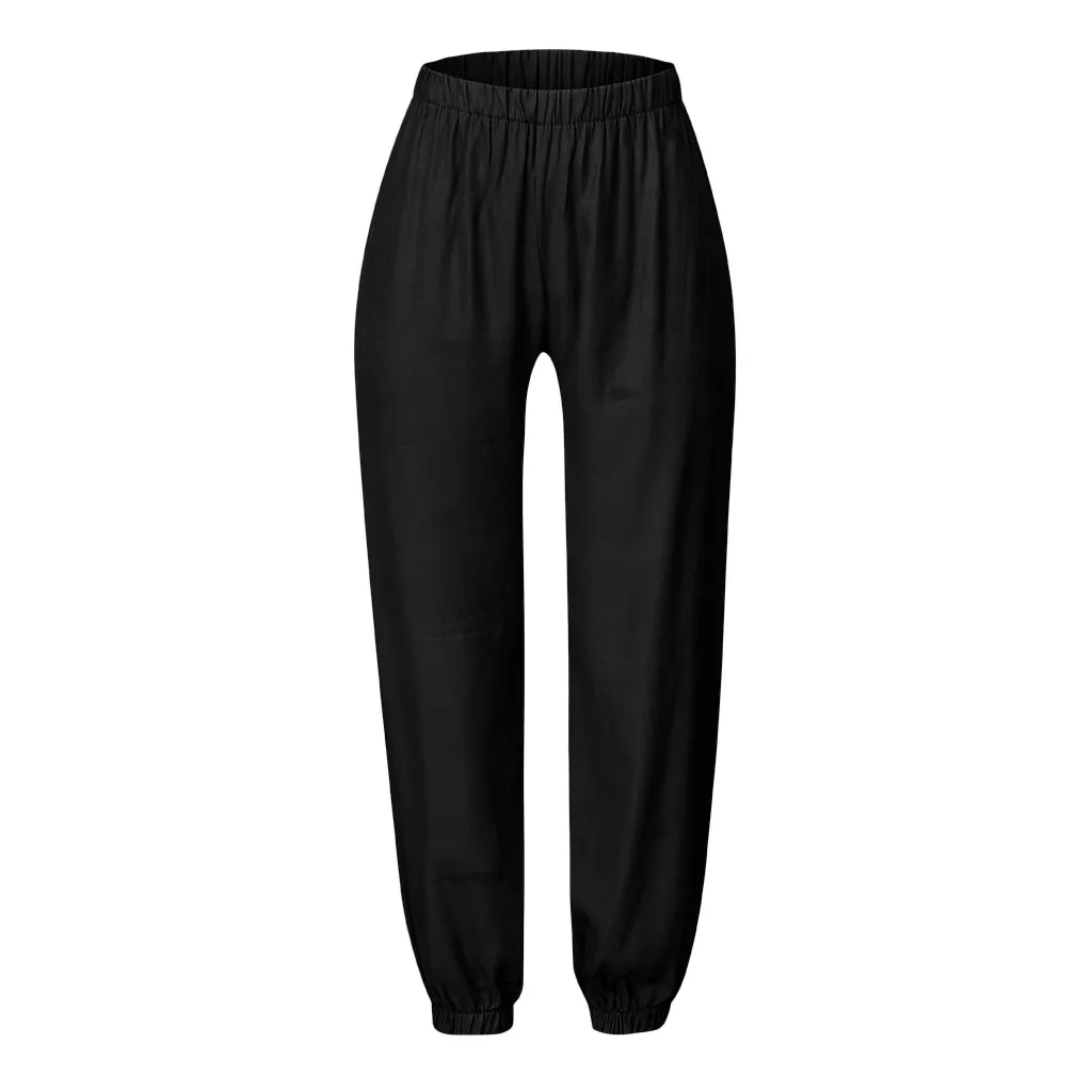 Брюки для йоги спортивный стиль эластичные женские повседневные спортивные