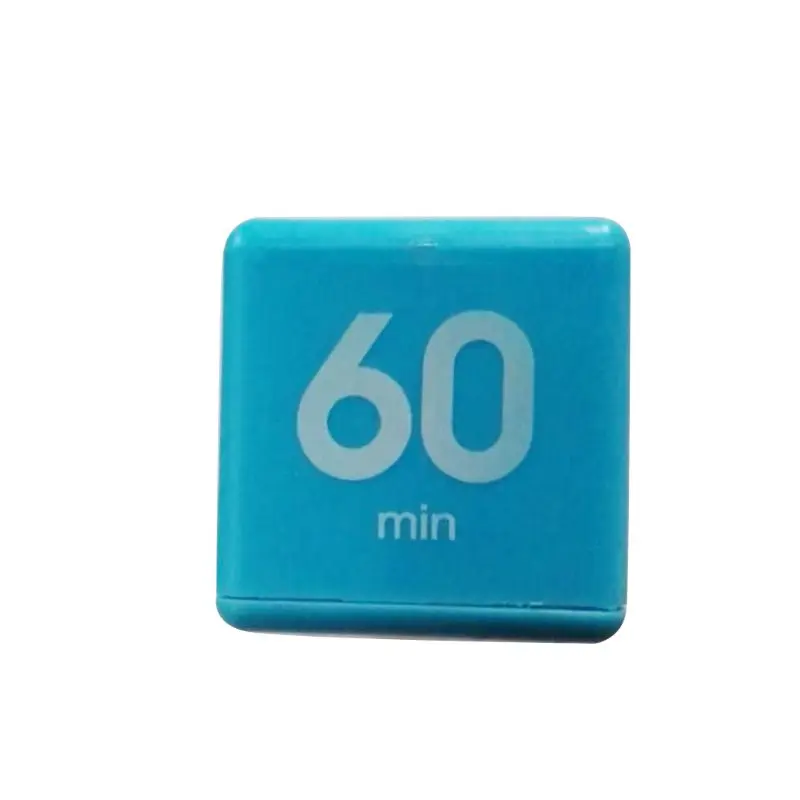 

2021 New Candy Color Yoga Workout Timer Cube Kitchen Timer Combo Children Time Management
