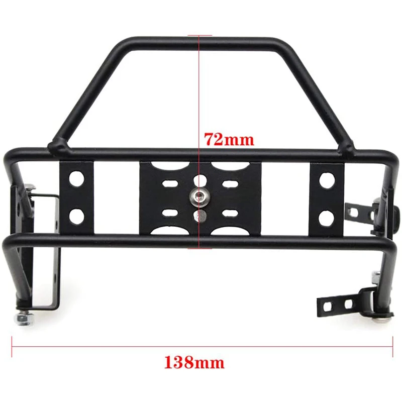 Metal Rear Spare Tire Holder Wheel Stand for TRX4 SCX10 90046 90047 RC Crawler Car(Black) | Игрушки и хобби