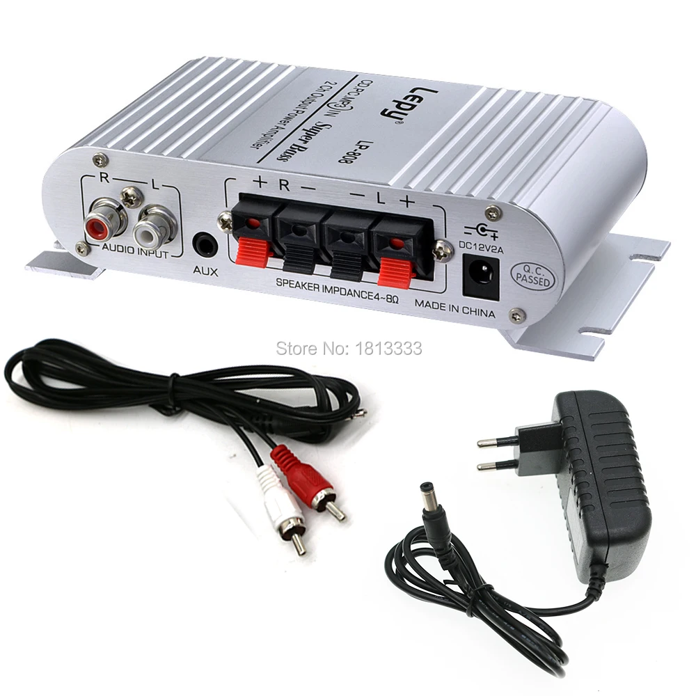 LP 808 стерео усилитель супер бас Мощность 2 канала Выход Динамик для аркадных