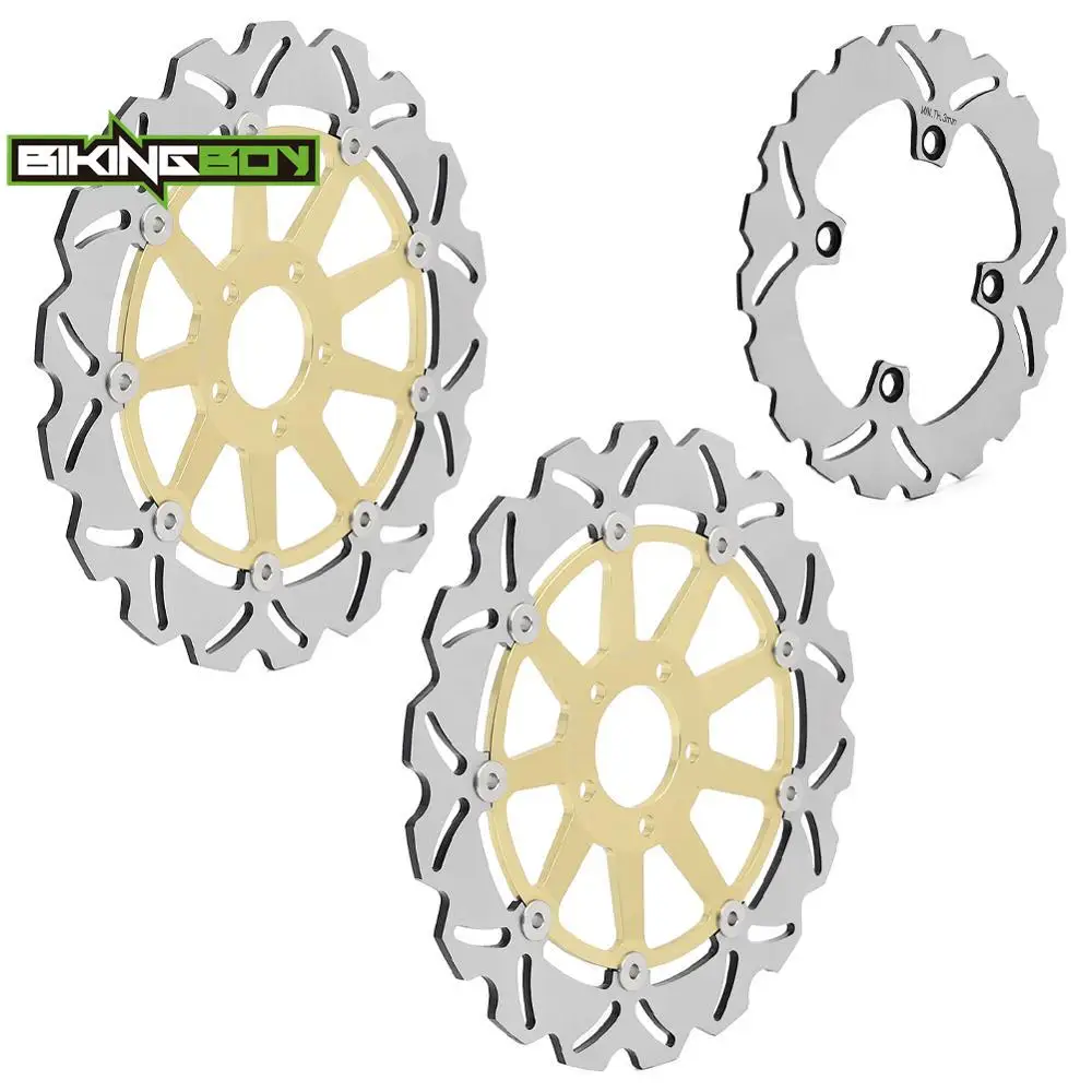 

BIKINGBOY Front Rear Brake Discs Disks Rotors For Kawasaki ZX12R Ninja ZX-12R 2000 2001 2002 2003 ZX 1200 320mm 230mm Set