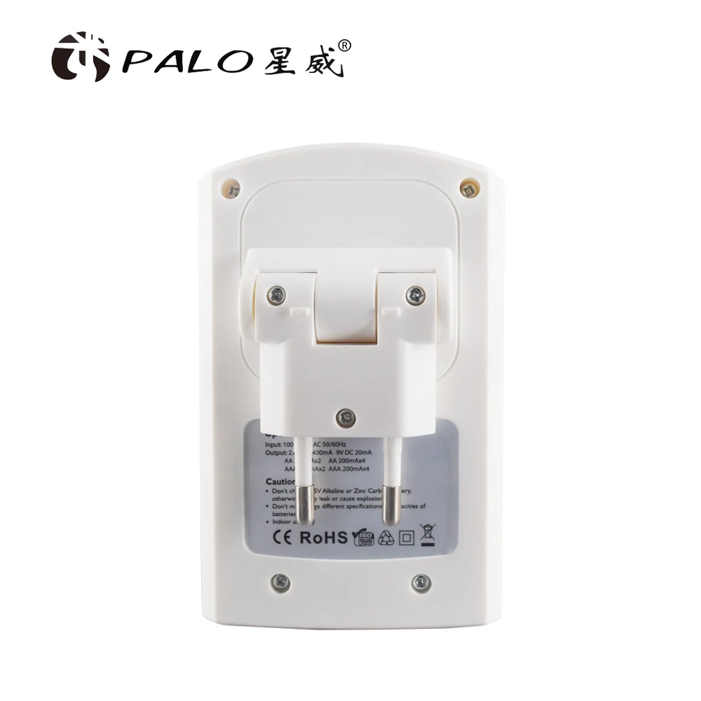 PALO aa aaa 2a 3a 9V зарядное устройство электрическая Зарядка для 1,2 V aa aaa 9v(6F22) Ni-MH аккумуляторы