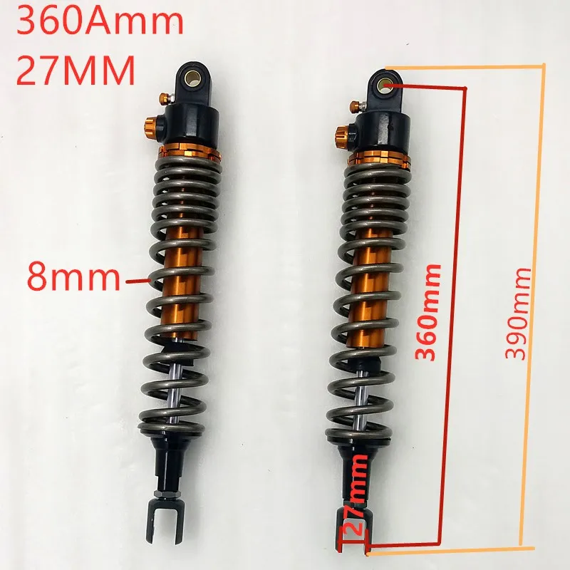 8 мм пружина 360 370 380 мотоциклетные воздушные амортизаторы для kawasaki Yamaha Banshee ATV