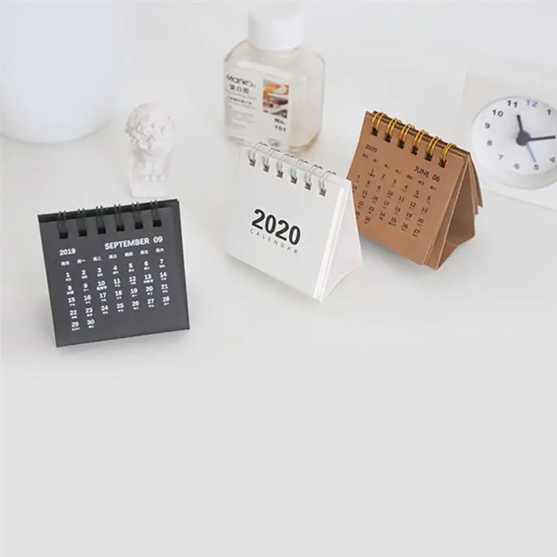 3 шт. мини 2020 Настольный календарь DIY художественные поделки Рабочий стол простой