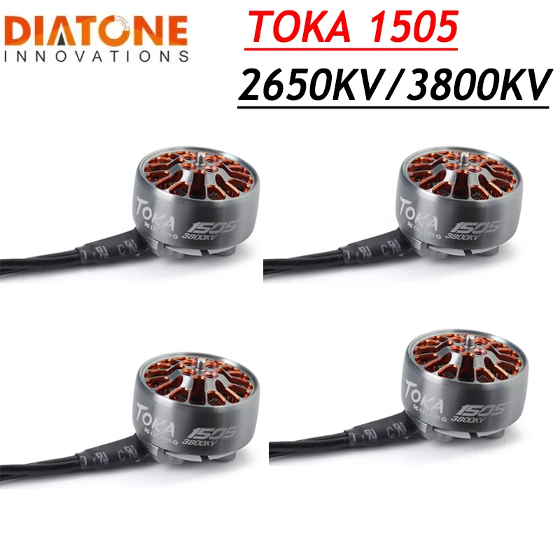 

Diatone Mamba TOKA 1505 2650KV/3800KV Racing Motor FPV Drone Brushless Motor 12mm/M2 Suit for 3-4inch Props