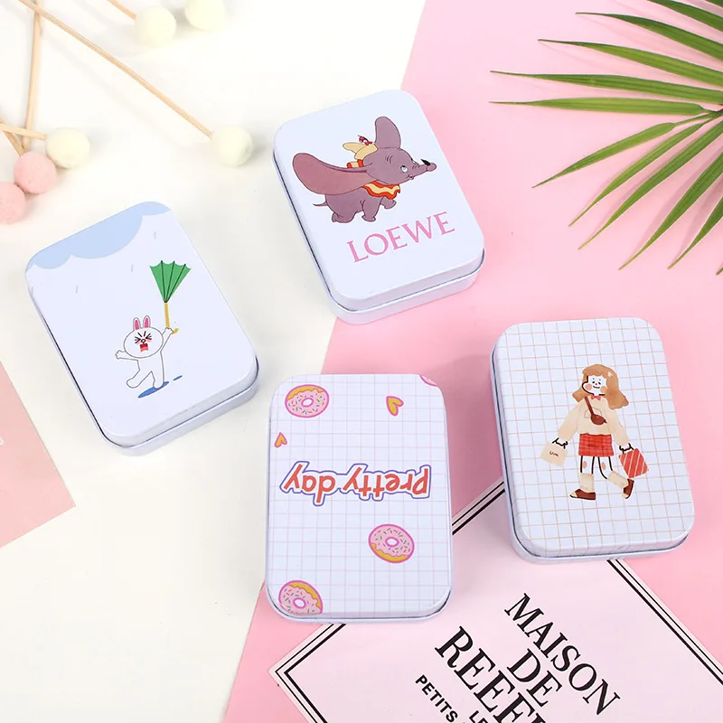 Мини жестяная коробка герметичная банка упаковочные коробки ювелирные изделия