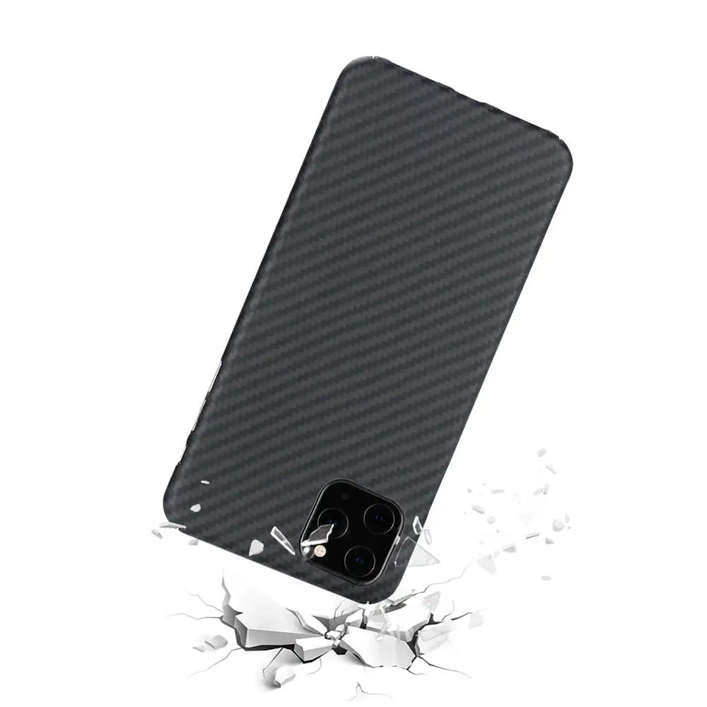 MONOCARBON арамидное волокно чехол для iPhone 11 Pro 5,8 ''11 6,1'' 11 Pro 6,5 ''с 4 Сторон защиты Тонкий чехол