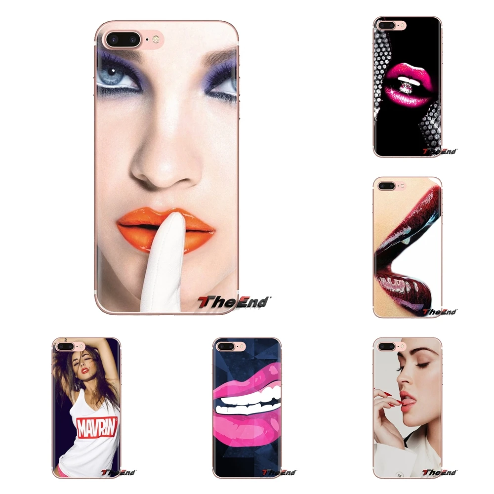 Сексуальные красные губы обои с рисунком силиконовый чехол для спортивной