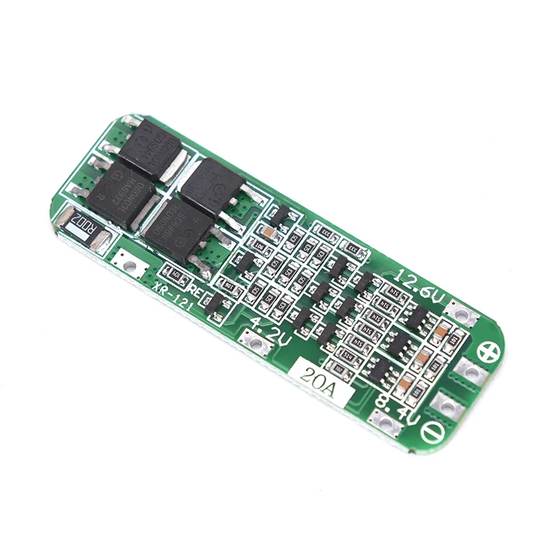 

3S PCB Protection Board Lithium Battery Charger Protection Board 3S 20A 12.6V Charging Protecting Balancer Module AUTO Recovery