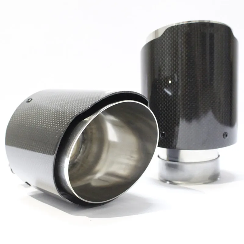 Модифицированная Автомобильная выхлопная труба 1 пара нержавеющая сталь +