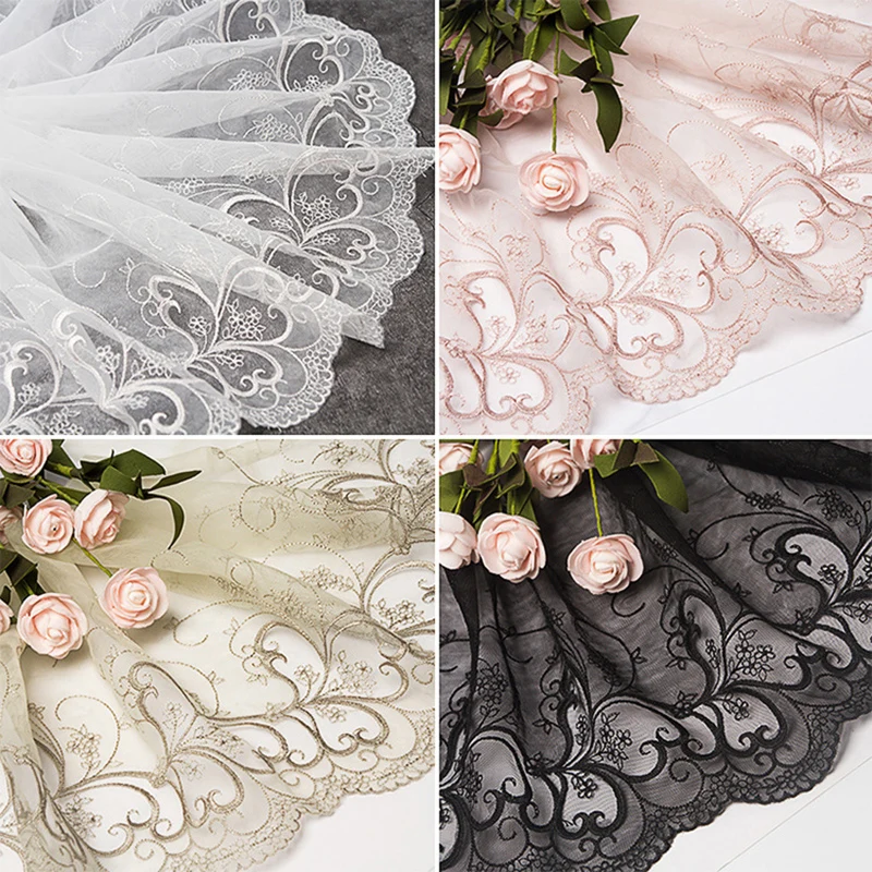 22 см ширина цвет кружева платье полиэстер Вышивка Одежда занавес ткань домашнее