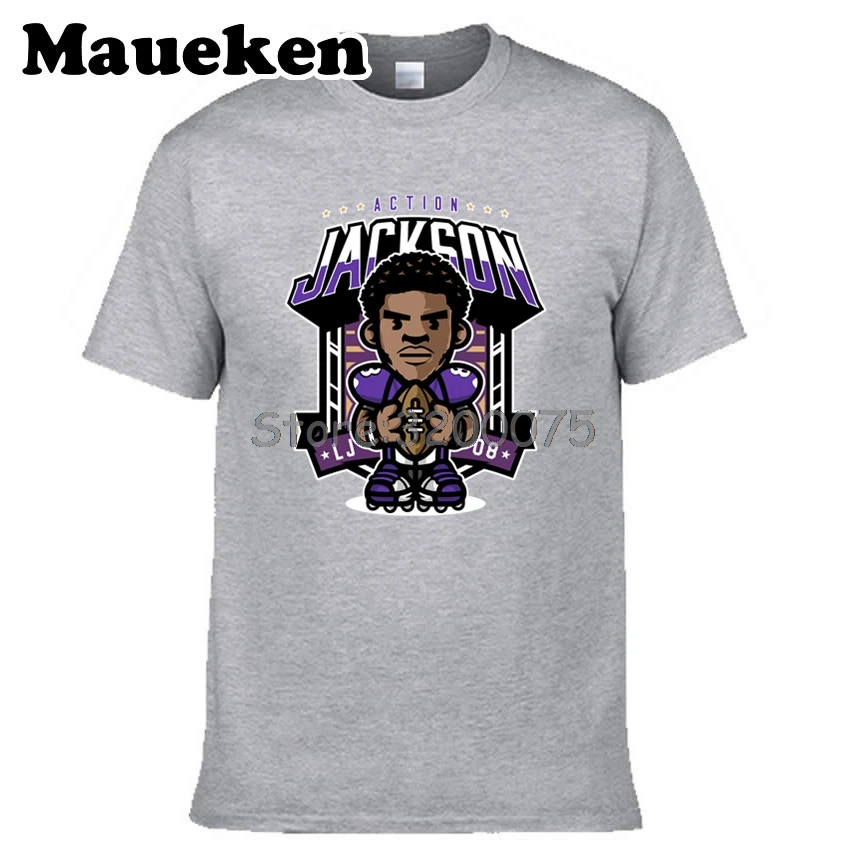 Мужская экшн футболка Lamar Jackson 8 Baltimore с коротким рукавом мужская мода W0123013|t shirt