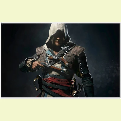 Холст картины плакаты Assassins Creed Коннор войны стены искусства 10 рамки домашний