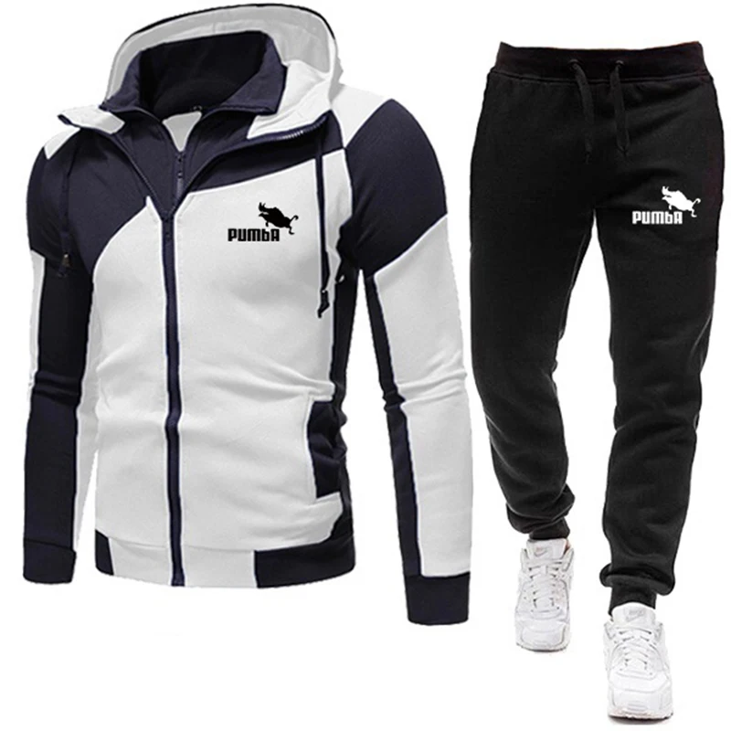 

Autumn Spring Men's Suits Brand Sportswear Tracksuits Two Piece Sets Mam Clothes Hoodies+Pants Male Streetswear Coat Jackets