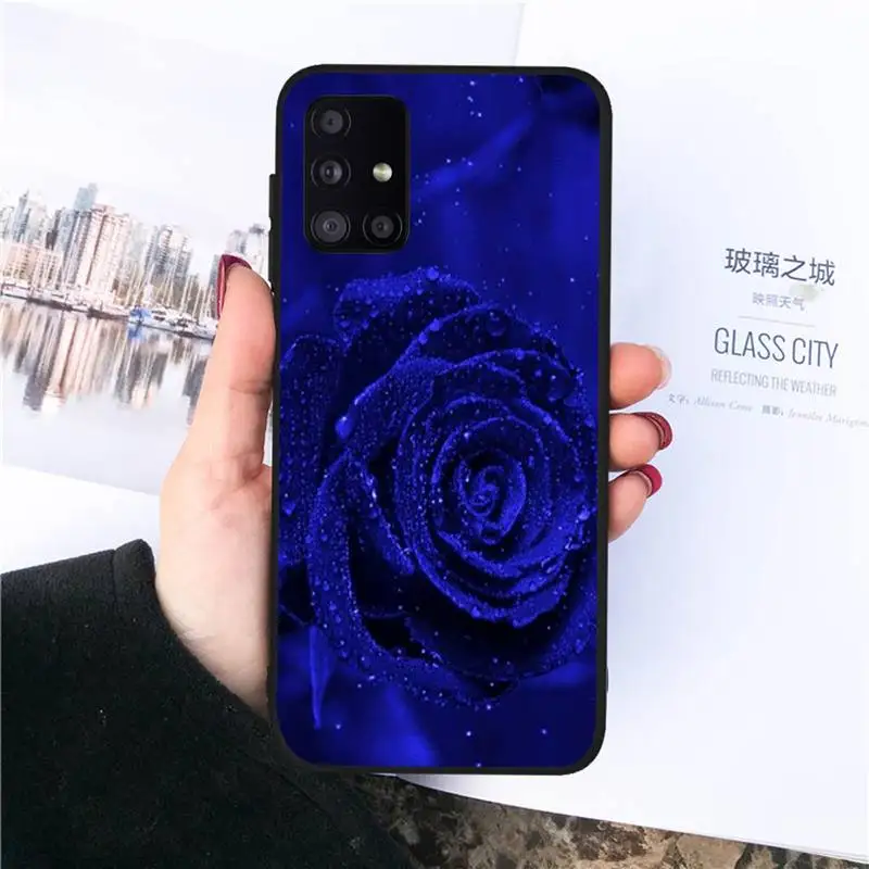 

Fashion Red Roses Phone Case For Samsung galaxy S 7 8 9 10 20 edge A 6 10 20 30 50 51 70 note 10 plus