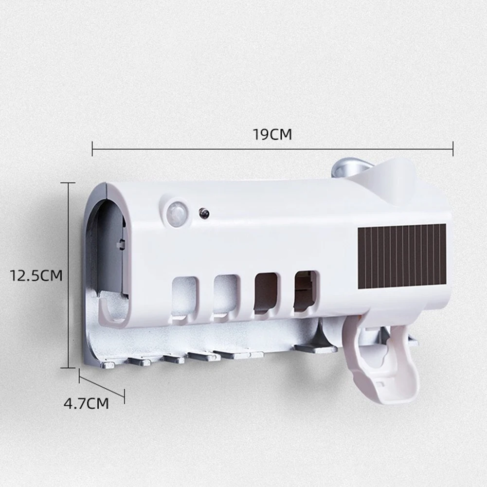 

1200mAh Solar Energy Automatic UV Toothbrush Holder Toothpaste Dispenser Bathroom Tool Bathroom Accessories Sets Accessories