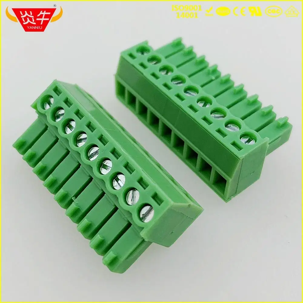 2EDGK-3.5-9P KF2EDGK 3,5 2P~ 12P PCB вставные клеммные блоки 15EDGK 3,5 мм 2PIN~ 12PIN MC 1,5/2-ST-3, 5 1840366 PHOENIX контакт DEGSON KEFA - Цвет: 2EDGK-3.5-9P